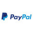 Logo de PayPal en azul y negro, diseño amigable.